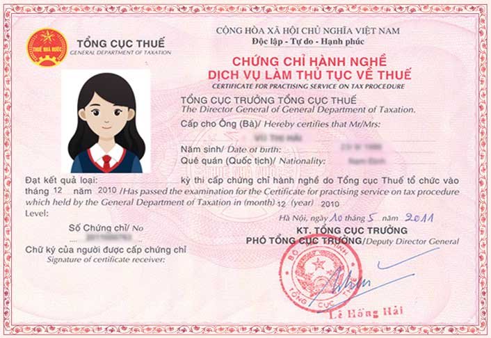 Chứng chỉ đại lý thuế
